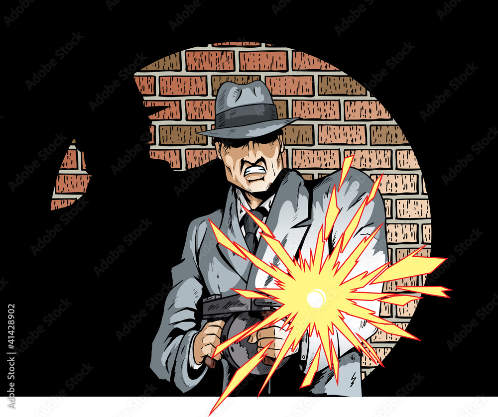 Gangster comic