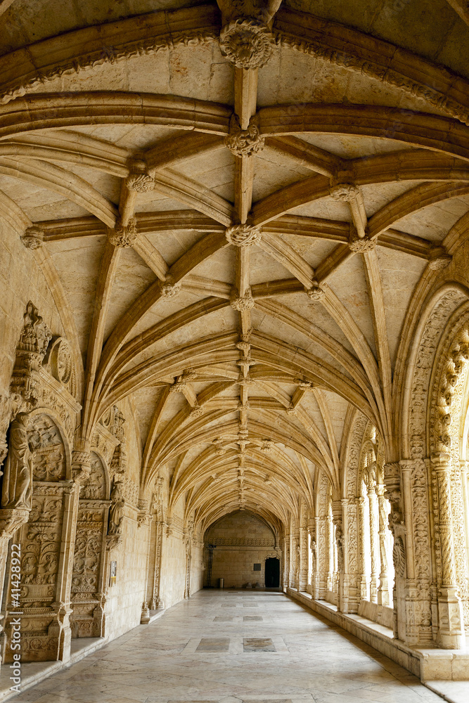 Cloister Hieronymites Monastery, Lisbon (Portugal)