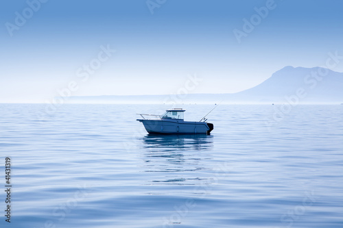 boat fishing in Mediterranean Denia with Mongo © lunamarina