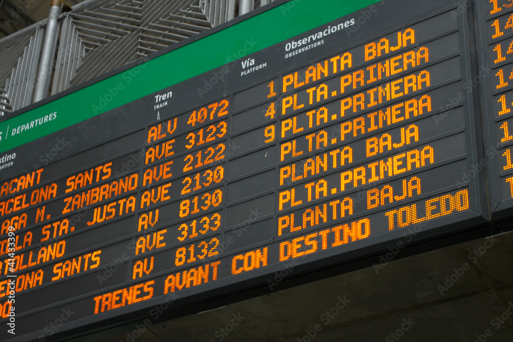 Fototapeta premium Information board