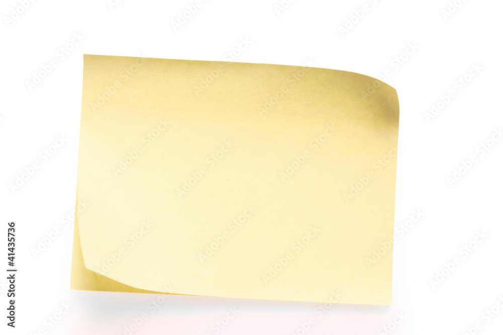 note paper isolated on white background note paper isolated on white background