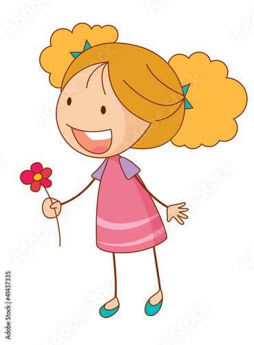 Cartoon girl