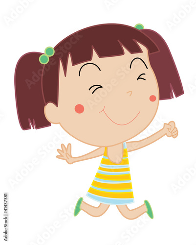 Cartoon girl