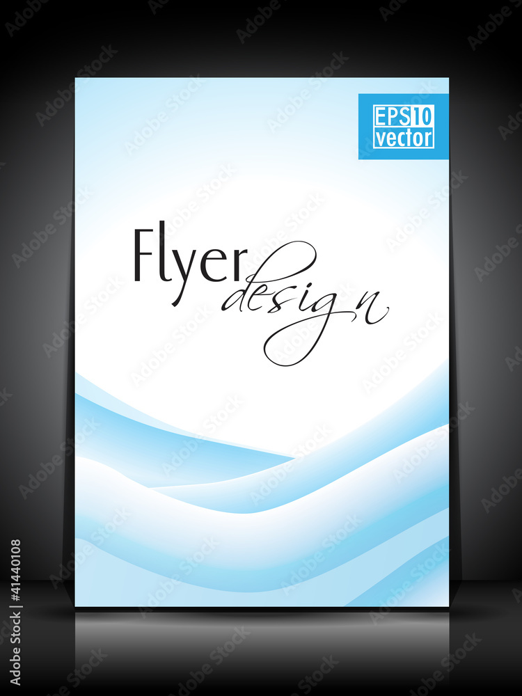 Naklejka premium Professional business flyer template or corporate brochure desig