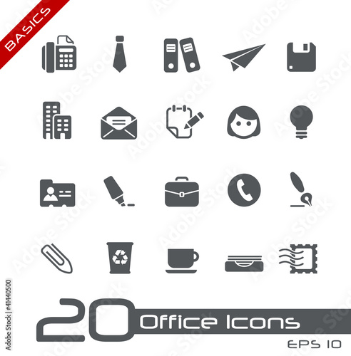 Office & Business Icons // Basics