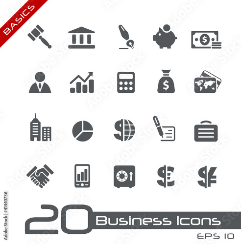 Business & Finance Icons // Basics