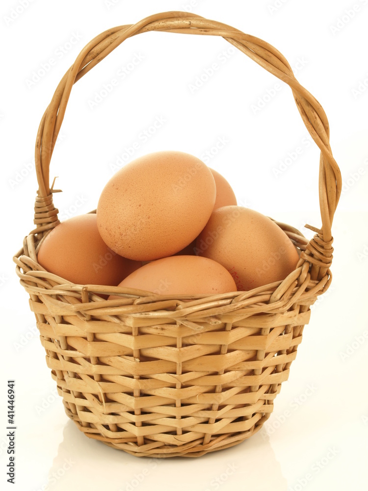 Wicker of eggs Wicker of eggs