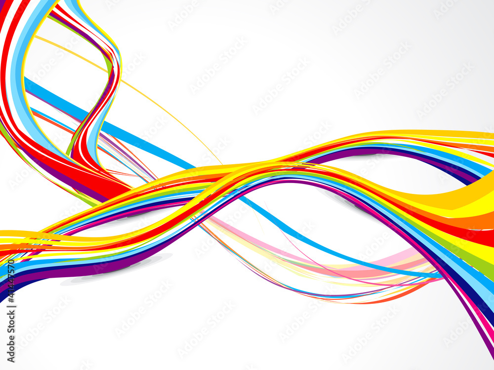 abstract colorful wave background abstract colorful wave background