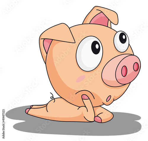Funny pig