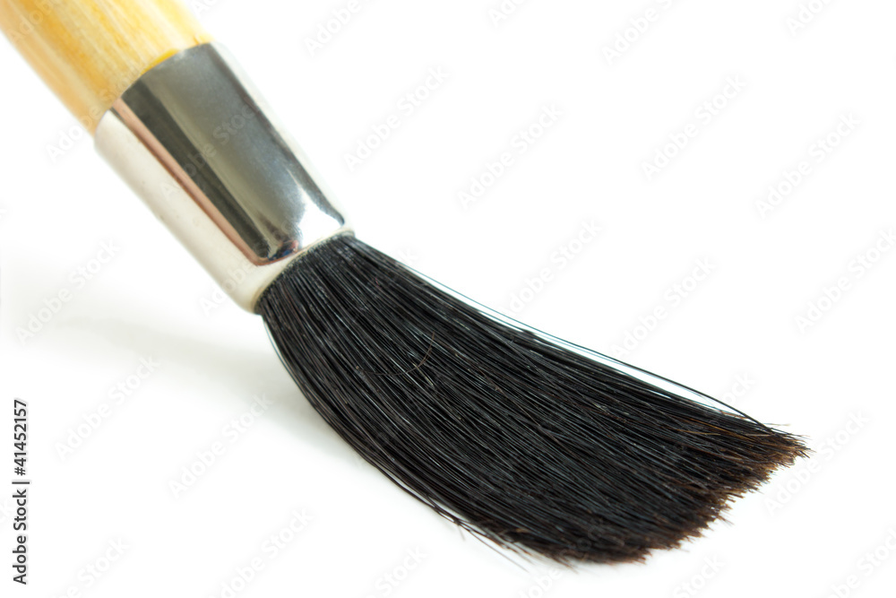 Fototapeta premium Paint brush closeup
