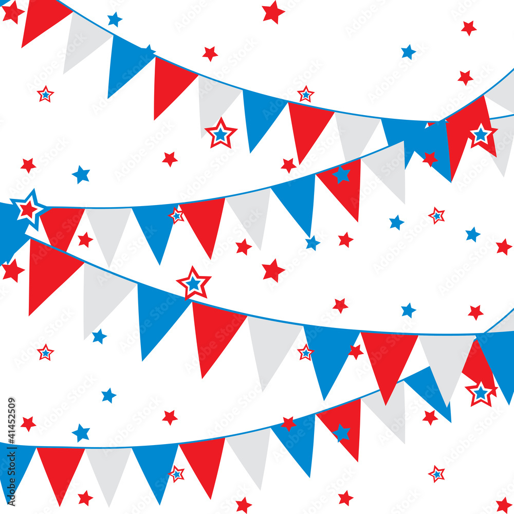 Obraz premium vector background with festive flags