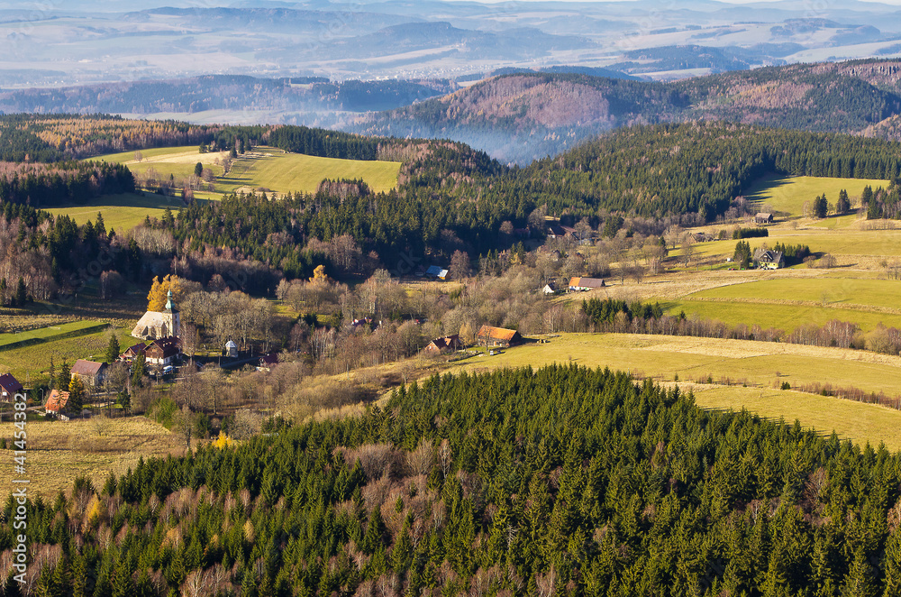 view from szczeliniec