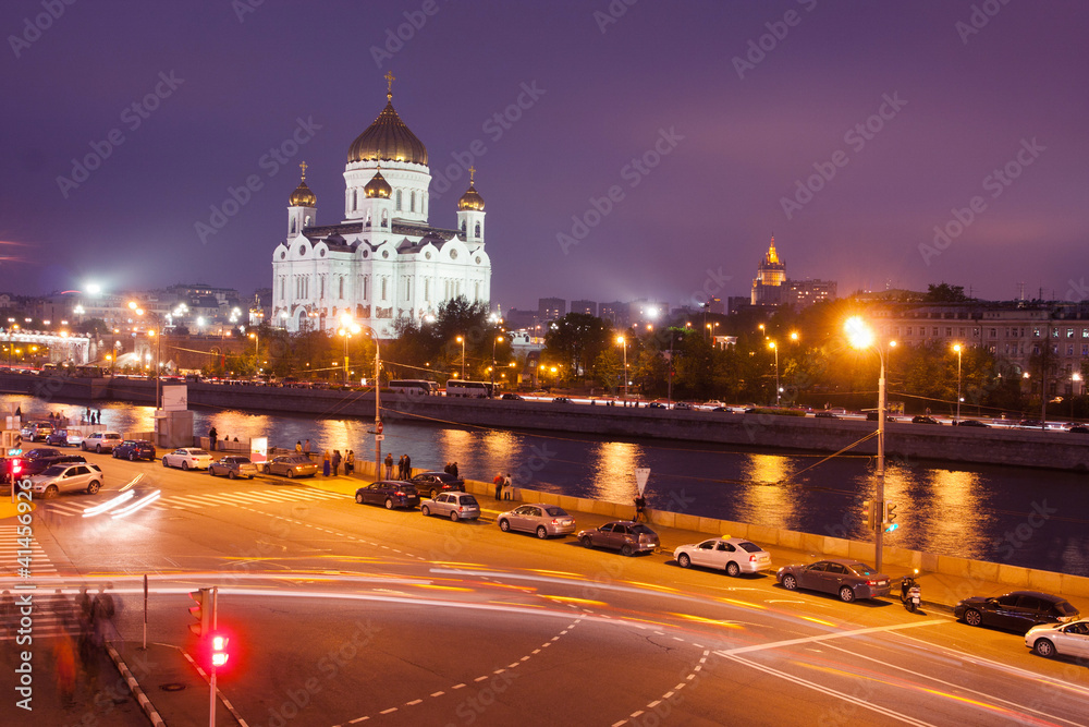 Obraz premium night traffic