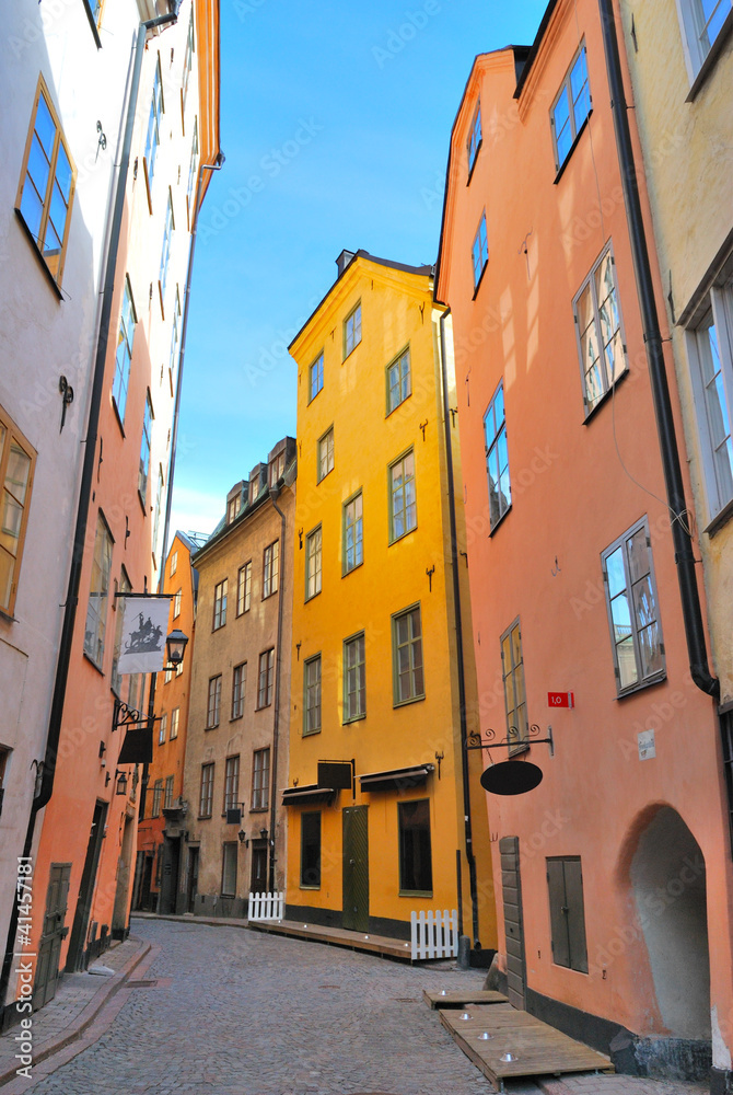 Stockholm. Street of Old town