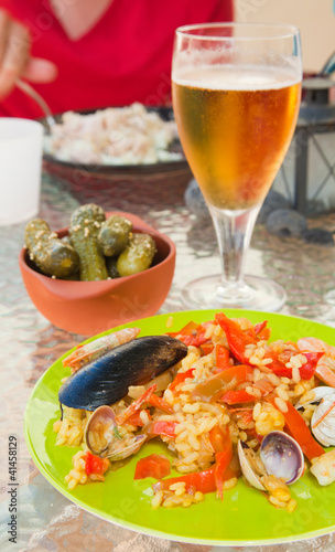 seafood paella