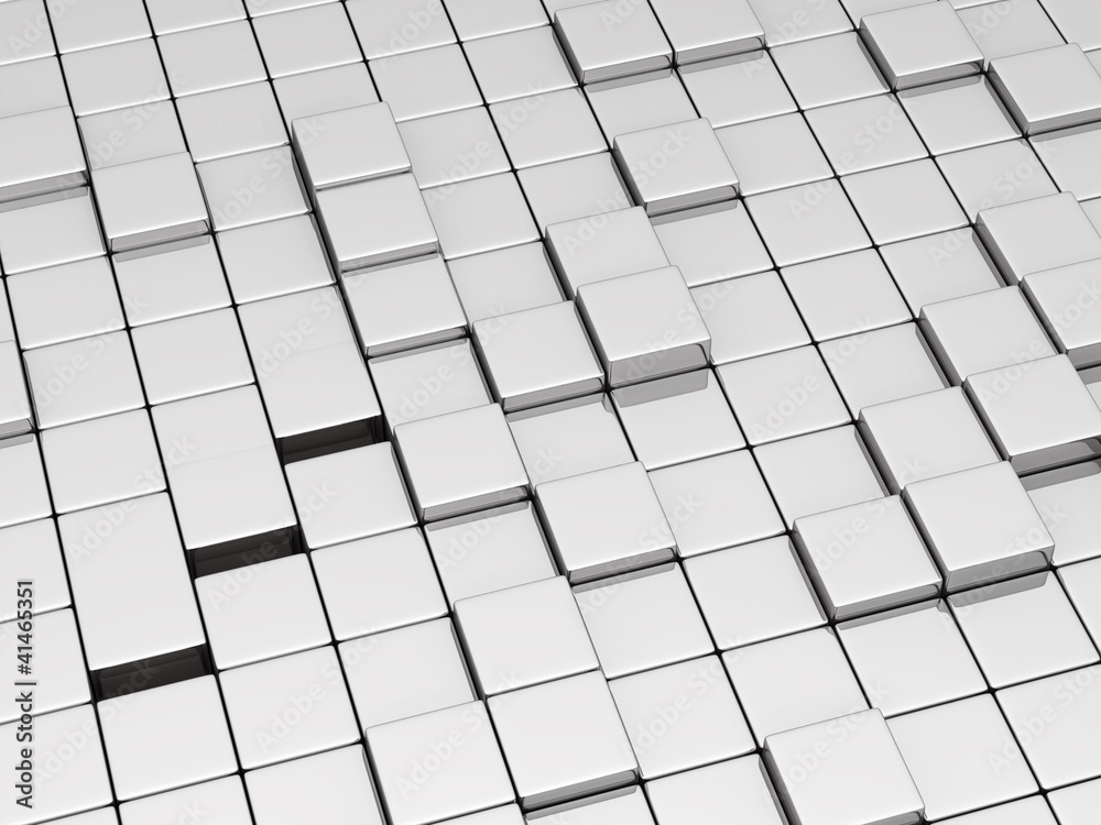 Abstract background made of 3d cubes Abstract background made of 3d cubes