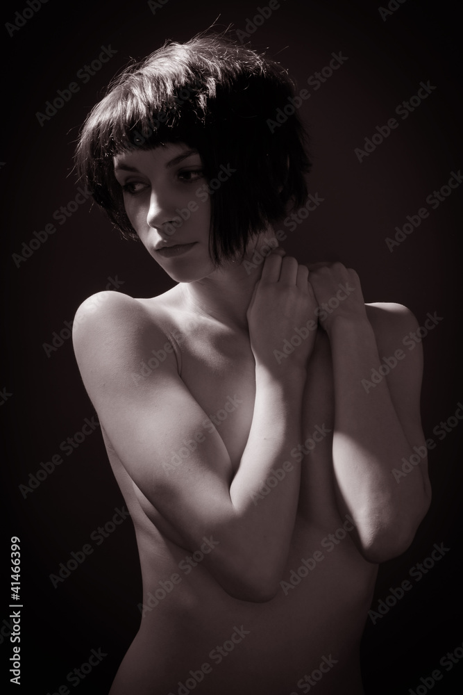 Fototapeta Pretty nacked  woman