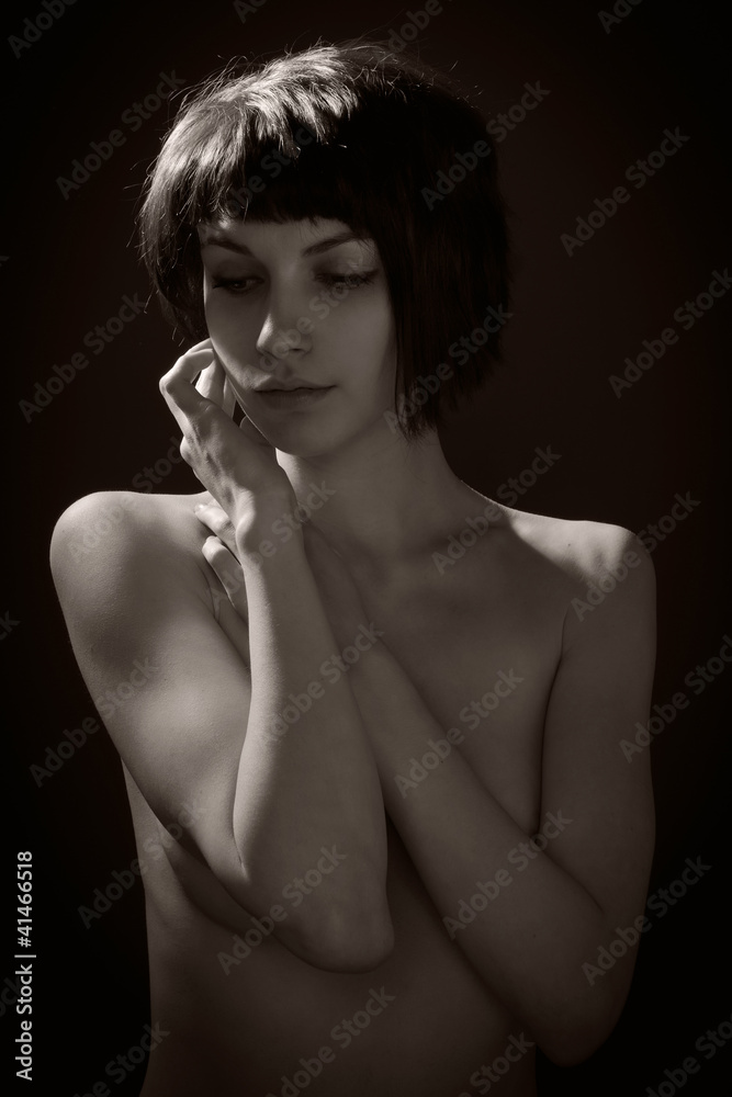 Fototapeta premium Pretty nacked woman