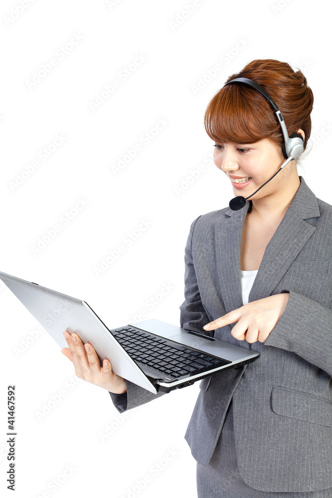 Beautiful business operator. Portrait of asian woman. Beautiful business operator. Portrait of asian woman.