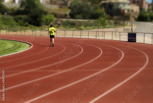 man running