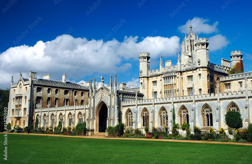 New Court in St John's College, Cambridge, United Kingdom