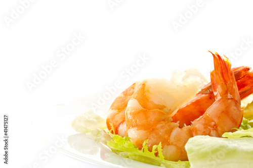 salad with shrimp