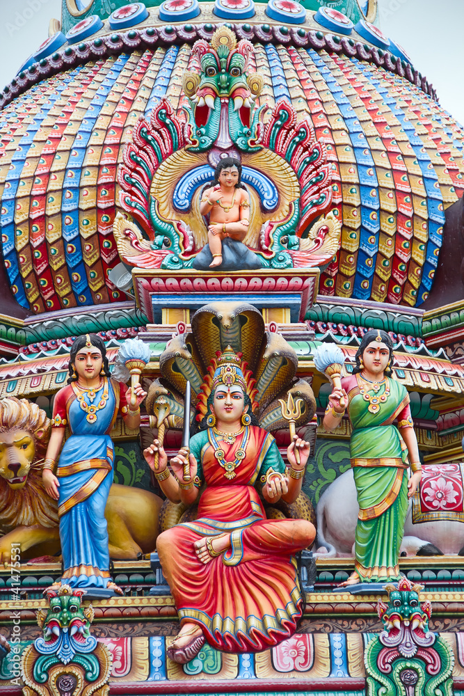 Fototapeta premium Hindu temple in Singapore