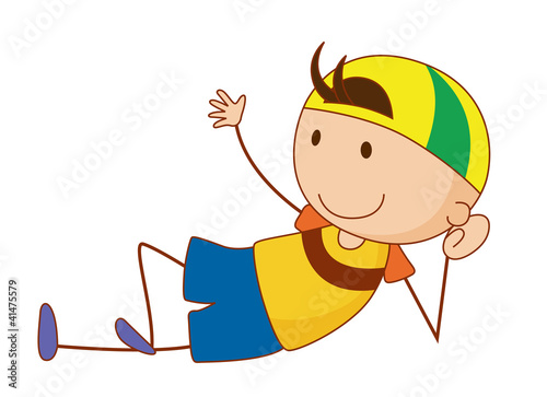 Simple child cartoon