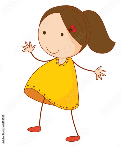 Simple child cartoon