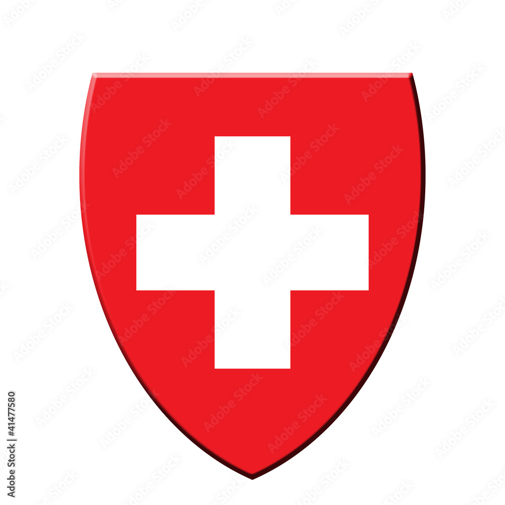 Obraz premium Drapeau suisse