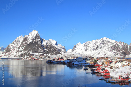 Winter in Reinefjord #41479111