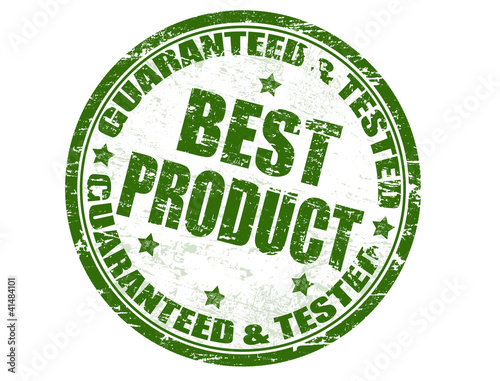 Guaranteed & tested - best product stamp
