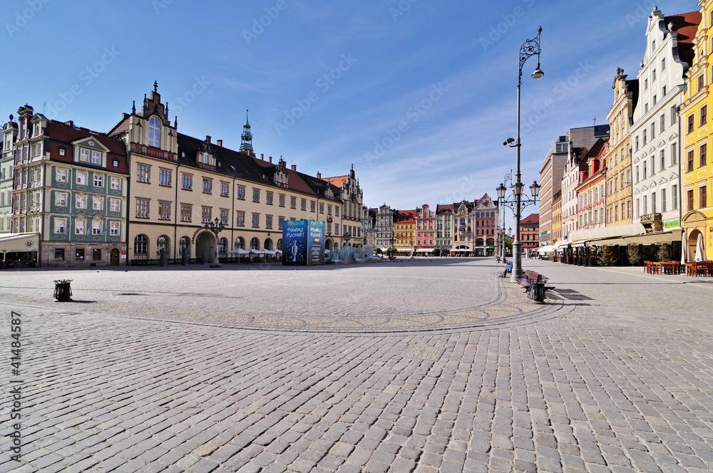 Obraz premium Market square, Wroclaw, Poland