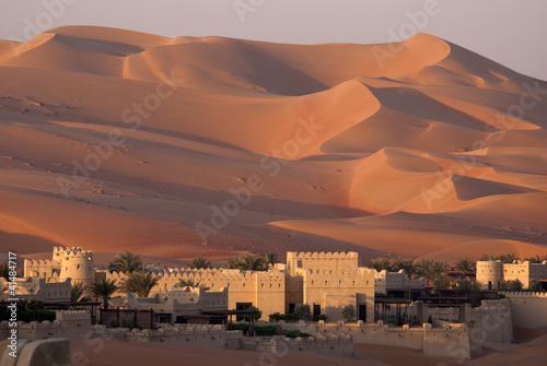 Abu Dhabi's desert dunes photo