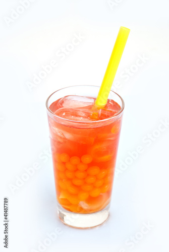 Bubble Tea fruchtig  - Mango, Orange, Maracuja, Limette