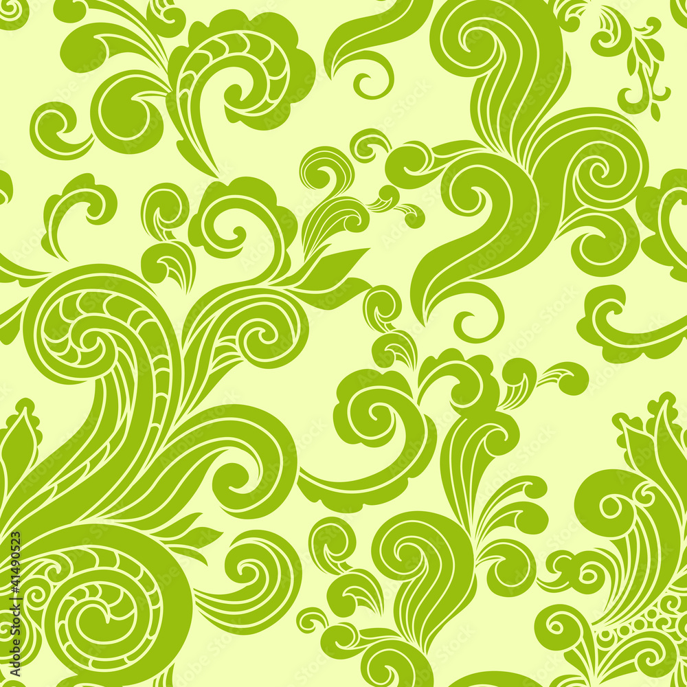 Abstract floral vector seamless pattern Abstract floral vector seamless pattern
