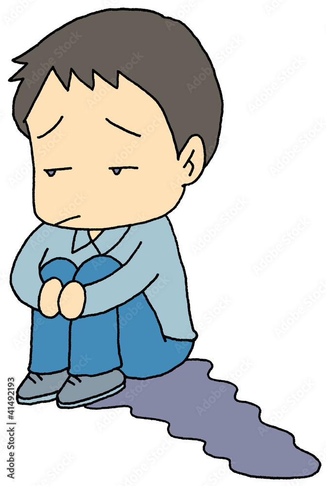 ひとりぼっち男の子 Stock イラスト Adobe Stock