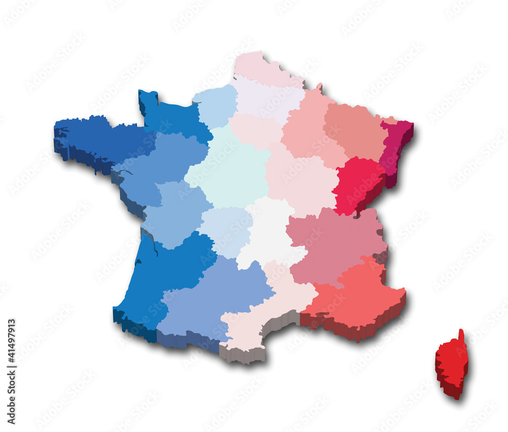 France Province Map