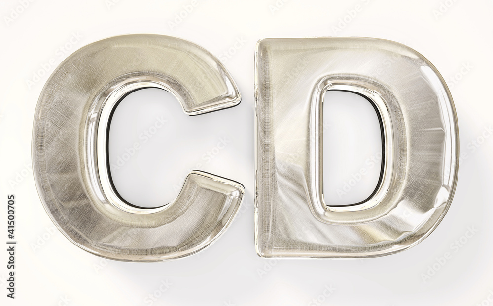 Glass letter Glass letter