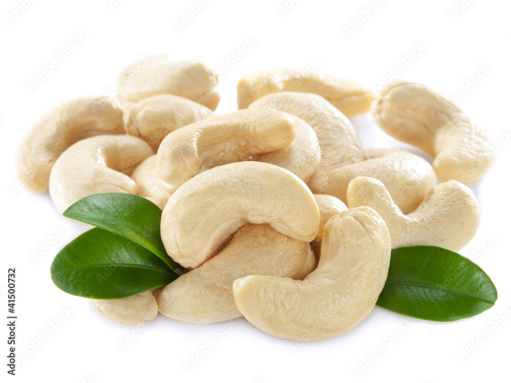 Cashew nuts isolated Cashew nuts isolated