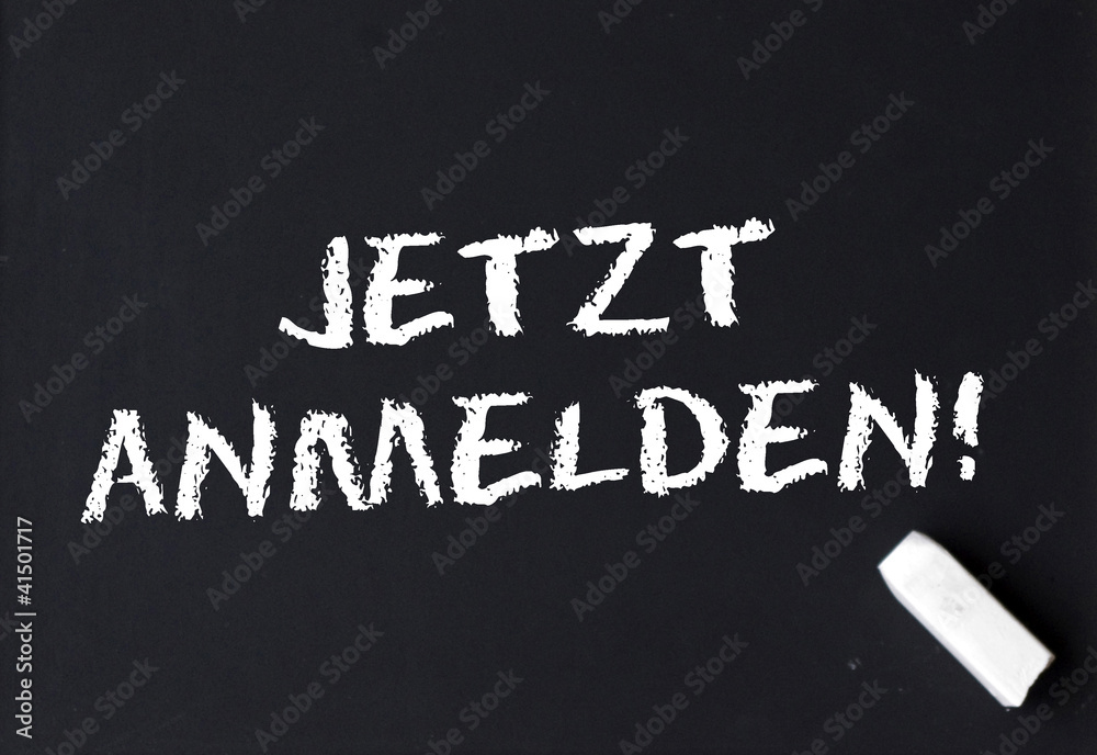 Fototapeta premium Jetzt Anmelden!