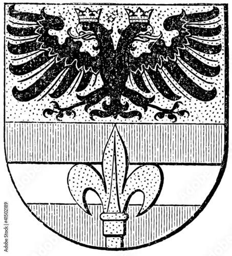 Coat of arms of Trieste, until 1918, (Austro-Hungarian Monarchy)
