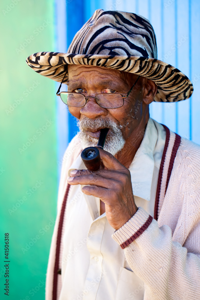 Smoking grandpa
