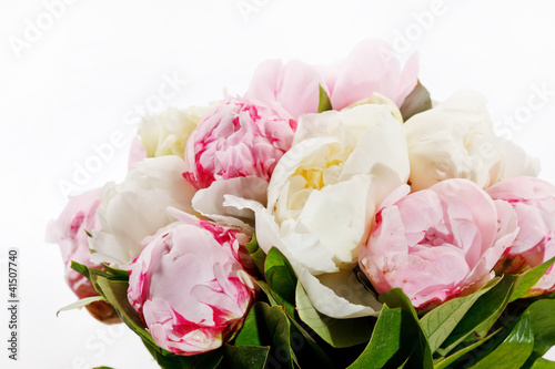 Rich bunch of peonies