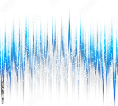 Abstract blue colours on a white background spectrum
