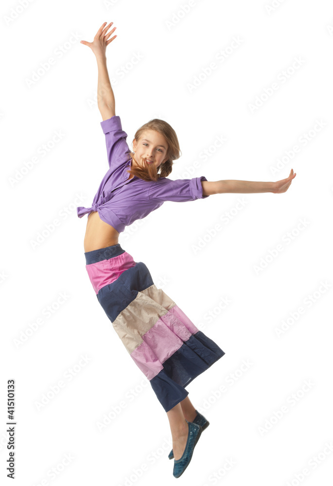 Beautiful Jumping girl Beautiful Jumping girl