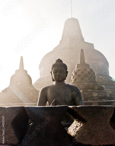 Borobudur Temple. Yogyakarta, Java, Indonesia.