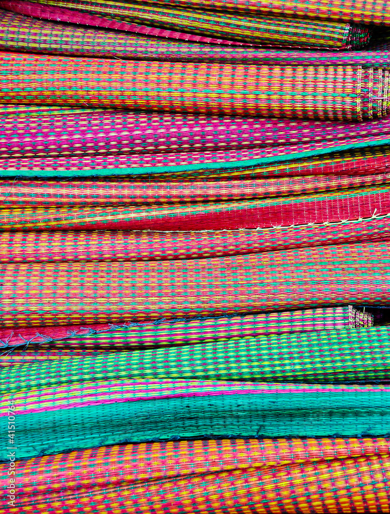 Colorful mat pattern Colorful mat pattern
