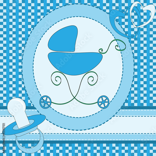 Baby boy greeting card