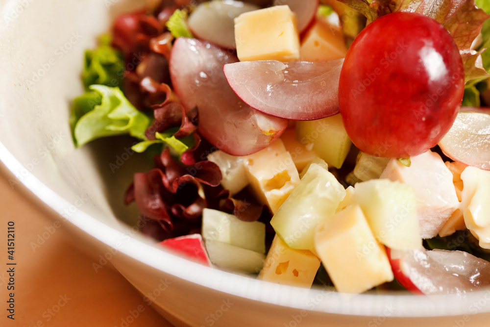 salad with grapes salad with grapes